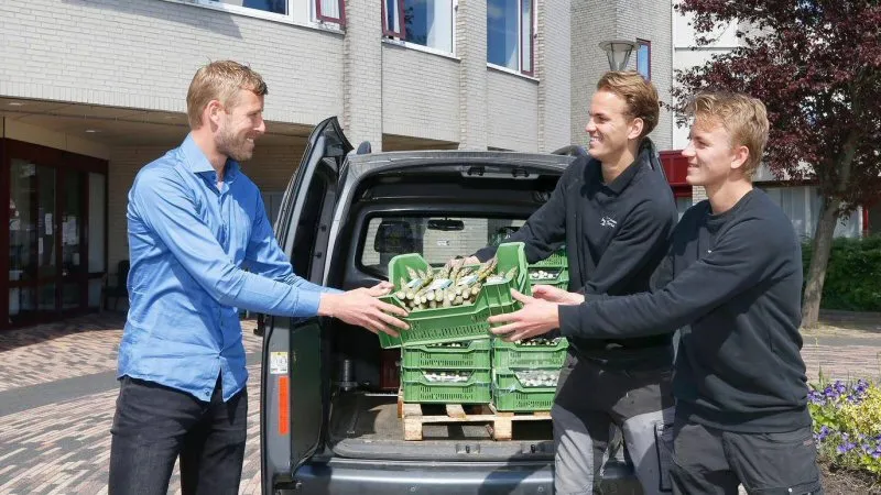 Asperges voor de zorg