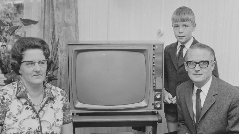 Feest voor familie Bouterse in 1965