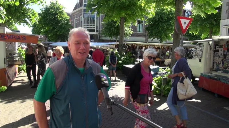 Markt in Schagen veel te druk