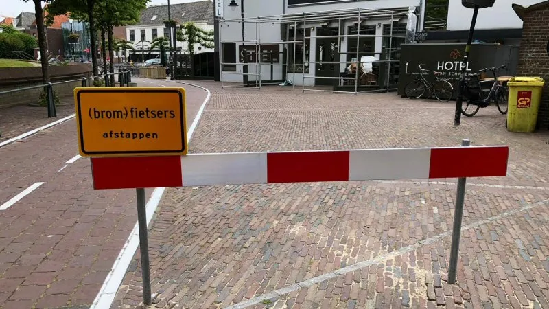 Fietspoppetje tegen de verwarring